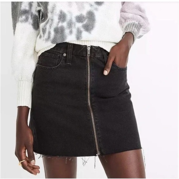 Madewell Rigid A-Line Skirt - Picture 1 of 6